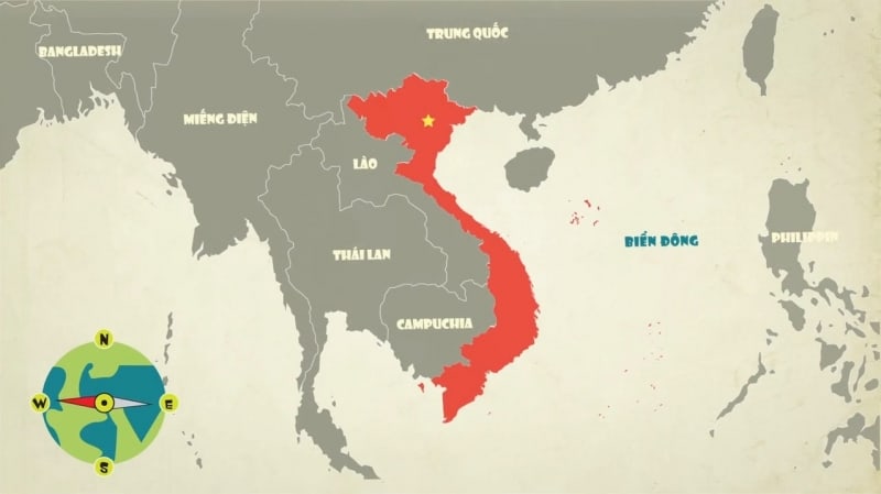 Địa lý vị trí độc đáo của Việt Nam