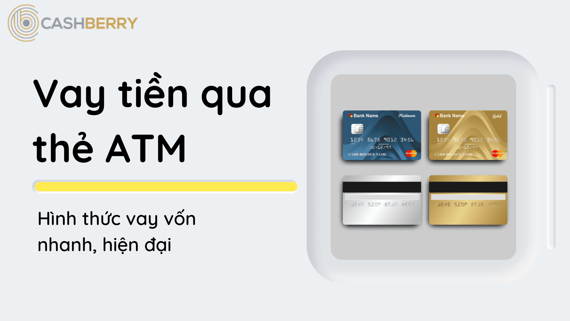 Vay tiền qua thẻ ATM 